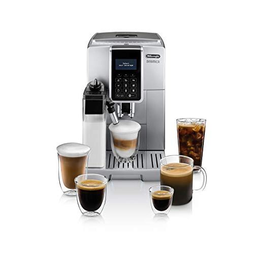 드롱기 DeLonghi ECAM35075SI Dinamica with LatteCrema Fully Automatic Espresso Machine, Silver