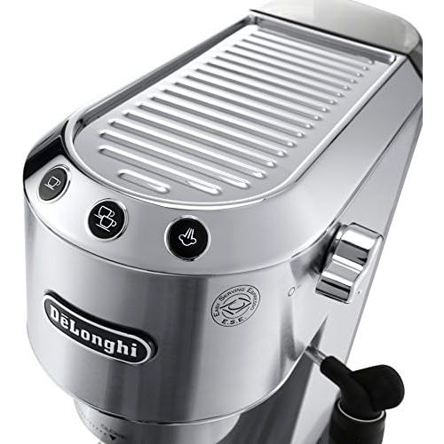 드롱기 DeLonghi EC685M Dedica Deluxe Automatic Espresso Machine, 1, Metallic