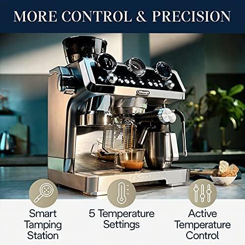 드롱기 DeLonghi EC9665M La Specialista Maestro Espresso Machine, Stainless Steel