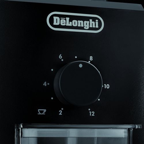 드롱기 DeLonghi Electric 12-Cup Burr Grinder, Black