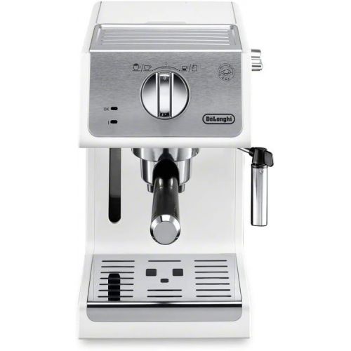 드롱기 DeLonghi ECP3220W 15 Bar Espresso Machine with Advanced Cappuccino System White