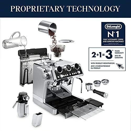 드롱기 DeLonghi EC9665M La Specialista Maestro Espresso Machine, Stainless Steel