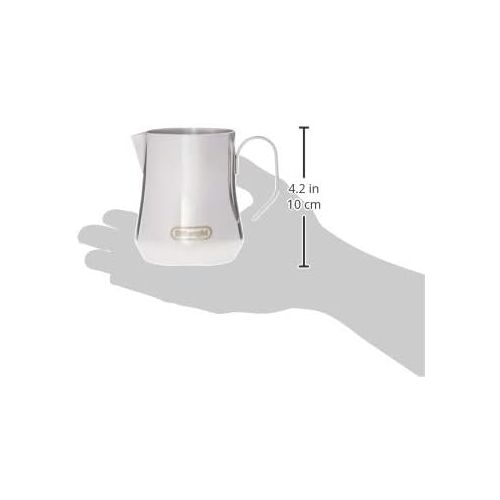 드롱기 DeLonghi Milk Frothing Jug, 12 oz, Stainless Steel