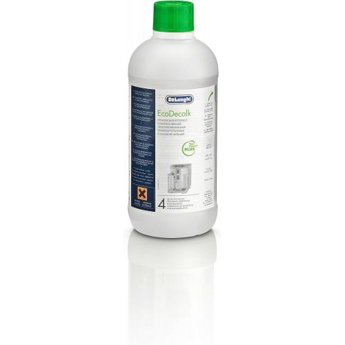 드롱기 DeLonghi EcoDecalk Descaler, Eco-Friendly Universal Descaling Solution for Coffee & Espresso Machines, 16.90 oz (5 uses)