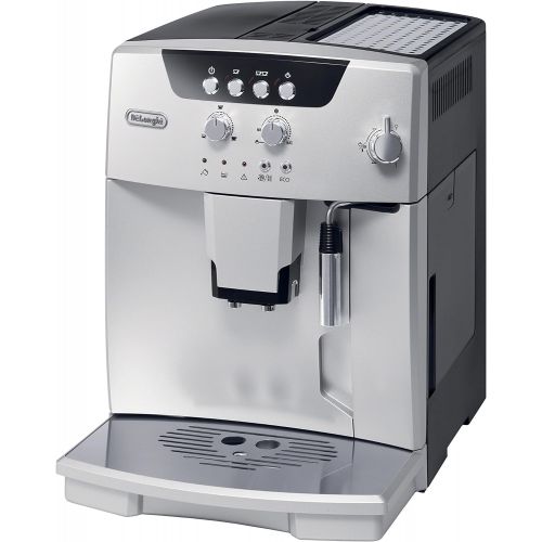 드롱기 DeLonghi ESAM04110S Magnifica Fully Automatic Espresso Machine with Manual Cappuccino System Silver