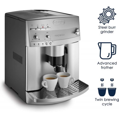 드롱기 DeLonghi ESAM3300 Magnificent Super Automatic Espresso & Coffee Machine