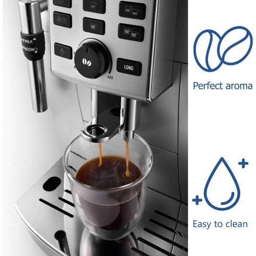 드롱기 De’Longhi ECAM 23.120SB freistehend halbautomatisch Maschine Espresso 1.8L 2Tassen schwarz, silber