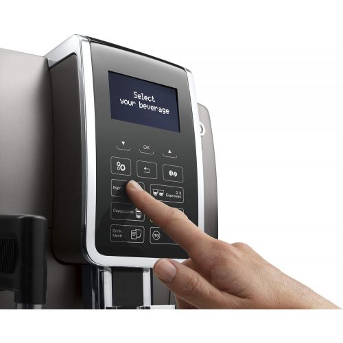 드롱기 De’Longhi DeLonghi ECAM359.57.TB Kaffeevollautomat Dynamica Aroma Bar Kunststoff, Titan/Schwarz