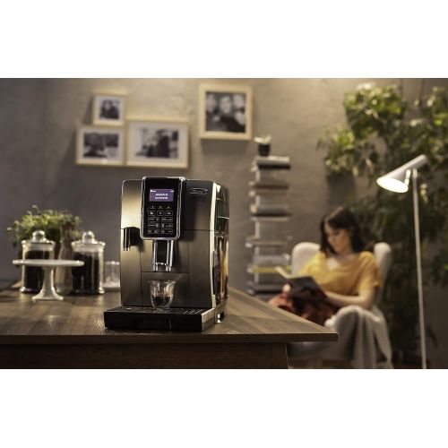 드롱기 De’Longhi DeLonghi ECAM359.57.TB Kaffeevollautomat Dynamica Aroma Bar Kunststoff, Titan/Schwarz