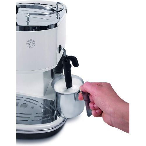 드롱기 De’Longhi DeLonghi Icona ECO 311.W - Kaffeemaschine mit Cappuccinatore - 15 bar, ECO311.W