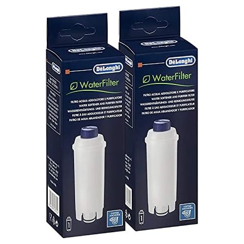 드롱기 De’Longhi 2 XDelonghi 5513292811 Wasserfilter fuer Delonghi Espresso und Bohne Cup Maschinen