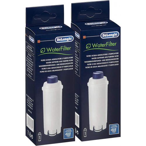 드롱기 De’Longhi 2 XDelonghi 5513292811 Wasserfilter fuer Delonghi Espresso und Bohne Cup Maschinen