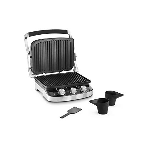 드롱기 De’Longhi DeLonghi 0179415012Contact Grill, Stahl/schwarz