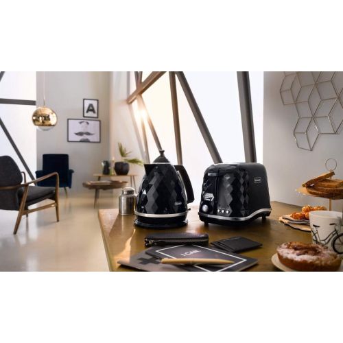 드롱기 De’Longhi DeLonghi KBJ 2001.BK Wasserkocher, schwarz