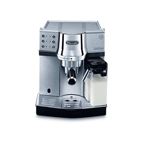 드롱기 De’Longhi DeLonghi EC 850.M Espressomaschine / Siebtrager / IFD Milchschaumsystem / 15 Bar / Metall, silber