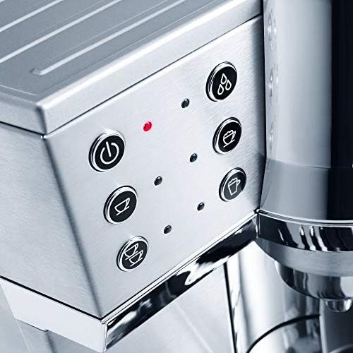 드롱기 De’Longhi DeLonghi EC 850.M Espressomaschine / Siebtrager / IFD Milchschaumsystem / 15 Bar / Metall, silber