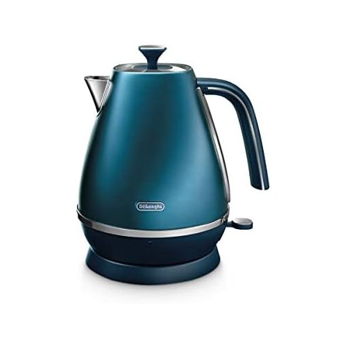 드롱기 De’Longhi DeLonghi Distinta Flair Wasserkocher KBI2001.BL | 1,7 L | Herausnehmbarer Kalkfilter | Prestige Blue