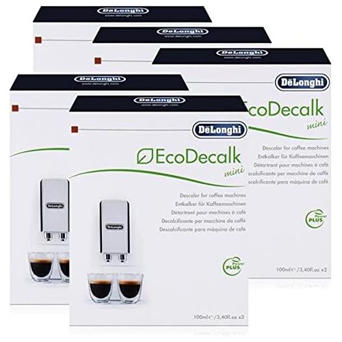 드롱기 De’Longhi DeLonghi Entkalker EcoDecalk mini Sparpack 2 x 100 ml fuer Kaffeevollautomaten, Kaffeemaschinen - Nr.: 5513292821 Nokalk