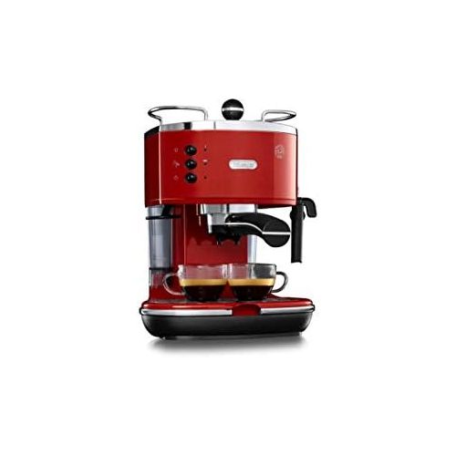 드롱기 De’Longhi DeLonghi ECO 311.R Icona Vintage Kaffeemaschine, rot