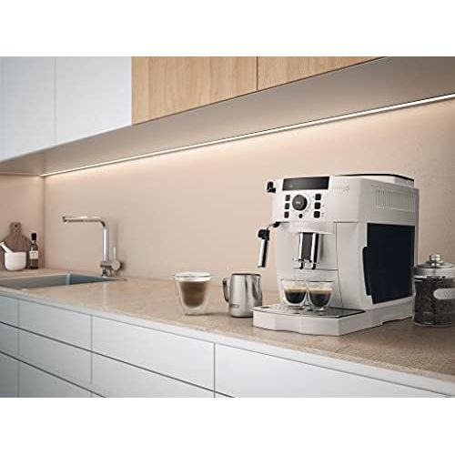 드롱기 De’Longhi DeLonghi ECAM21110W ECAM 21.110.W Automatische Espressomaschine, weiss