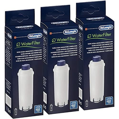 드롱기 De’Longhi 3er Pack DeLonghi Wasserfilter fuer Kaffemaschinen geeignet fuer ECAM, ESAM, ETAM, BCO,EC...