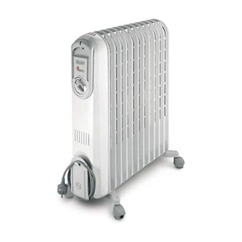 드롱기 Visit the De’Longhi Store DeLonghi VV551225 Vento Oil Filled Radiator - 2.5 Kilowatt