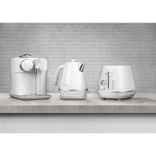 드롱기 Visit the De’Longhi Store DeLonghi Toaster Distinta Moments CTIN2103 - 2 Slotted Toaster with Bun Attachment Stainless Steel in Stylish Matt Metallic Finish with Chrome Trim to Match Nespresso Gran Lattissi