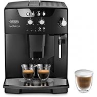 Visit the De’Longhi Store DeLonghi Magnifica ESAM 04.110.S Fully Automatic Coffee Machine (Direct Selection Buttons and Control Knobs, Milk Frothing Nozzle, Cone Grinder 13 Levels, Removable Brewing Unit, 2