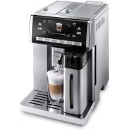 Visit the De’Longhi Store DeLonghi PrimaDonna Exclusive ESAM 6900 Automatic Coffee Machine, 1350 Watt, 11.7 cm Thin-Film-Transistor (TFT) Colour Display, Built-In Milk System, Cocoa/ Drinking Chocolate Func