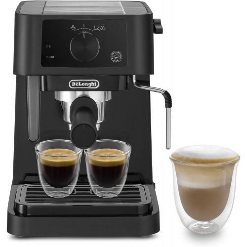드롱기 Visit the De’Longhi Store DeLonghi Stilosa Advanced EC235.BK Coffee Maker with 15 Bar Pressure 1100 W 1 L Black