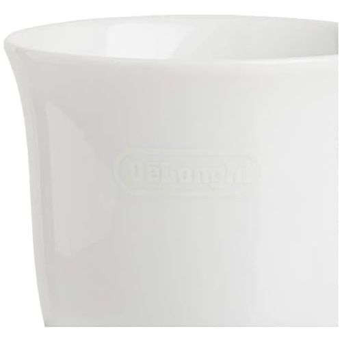 드롱기 Visit the De’Longhi Store DeLonghi DLSC309 Cappuccino Cups and Saucers Porcelain Set of 2