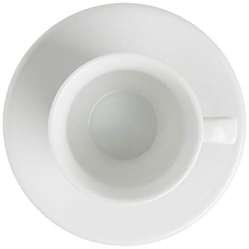 드롱기 Visit the De’Longhi Store DeLonghi DLSC309 Cappuccino Cups and Saucers Porcelain Set of 2