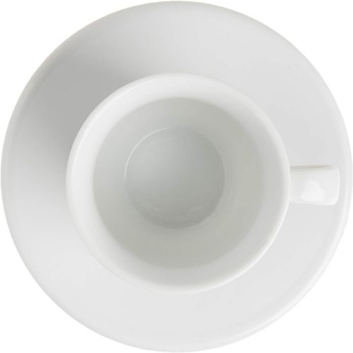 드롱기 Visit the De’Longhi Store DeLonghi DLSC309 Cappuccino Cups and Saucers Porcelain Set of 2