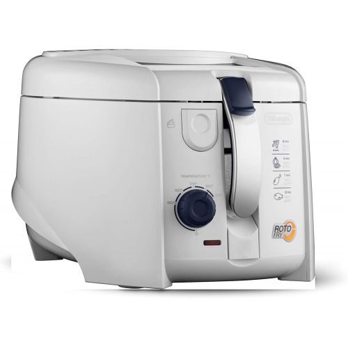 드롱기 Visit the De’Longhi Store DeLonghi F28211.W1 RotoFry deep fryer, 1800 W, 1.2 liters, stainless steel, white