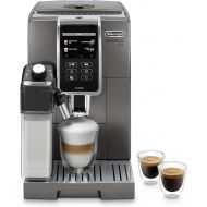 Visit the De’Longhi Store DeLonghi Dinamica Plus ECAM 370.95.T Kaffeevollautomat mit Milchsystem, Cappuccino und Espresso auf Knopfdruck, 3,5 Zoll TFT Touchscreen Farbdisplay und App-Steuerung, Kaffeekannen