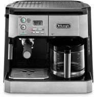 [아마존베스트]DeLonghi BCO430 Combination Pump Espresso and 10-Cup Drip Coffee Machine with Frothing Wand, Silver and Black