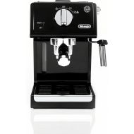 [아마존베스트]DeLonghi 15 Bar Espresso Machine with Advanced Cappuccino System, 9.6 x 7.2 x 11.9 inches, Black/Stainless Steel