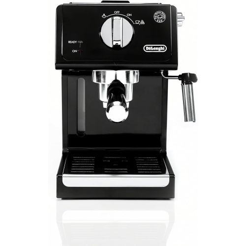 드롱기 [아마존베스트]DeLonghi 15 Bar Espresso Machine with Advanced Cappuccino System, 9.6 x 7.2 x 11.9 inches, Black/Stainless Steel