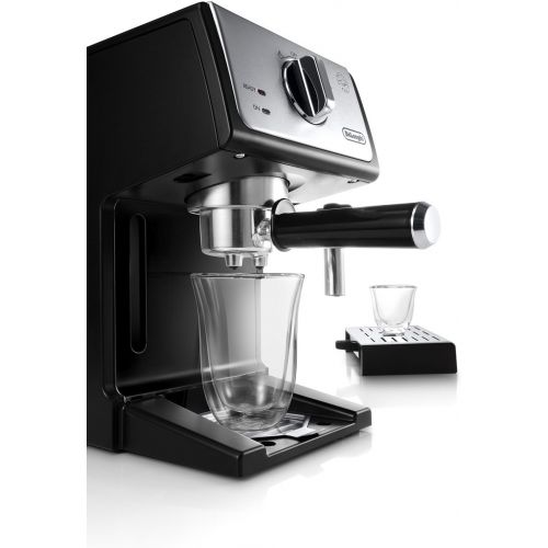 드롱기 [아마존베스트]DeLonghi A-3220-RMB Espresso Cappuccino Maker Manual Frother, 9.6 x 7.2 x 11.9, Black