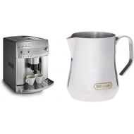 [아마존베스트]DeLonghi ESAM3300 Super Automatic Espresso/Coffee Machine & DLSC060 Milk Frothing Jug, 12 oz, Stainless Steel