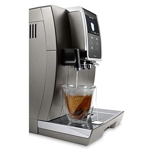 드롱기 DeLonghi ECAM37095TI Dinamica Plus Fully Automatic Espresso Machine, Titanium