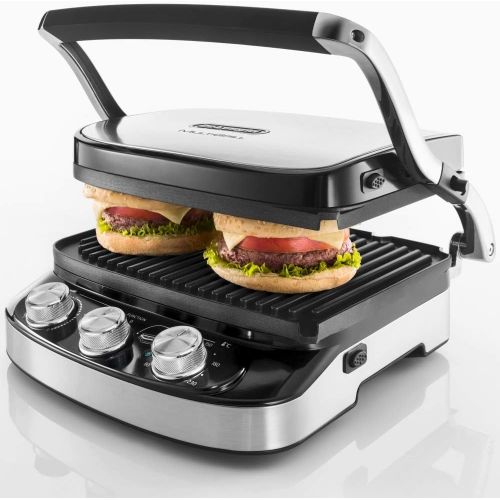 드롱기 DeLonghi Electric Indoor Grill, Silver