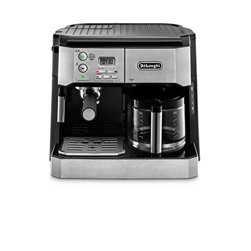 드롱기 [아마존베스트]DeLonghi BCO430 Combination Pump Espresso and 10-Cup Drip Coffee Machine with Frothing Wand, Silver and Black