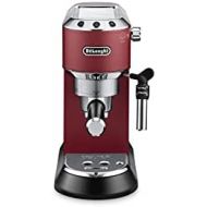 [아마존베스트]DeLonghi America, Inc EC685R Dedica Deluxe 15-Bar Pump Espresso Machine, Red