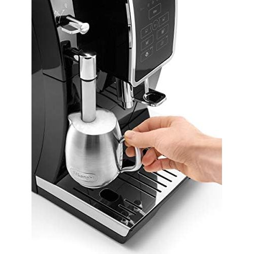 드롱기 [아마존베스트]De’Longhi Dinamica ECAM 350.15.B fully automatic coffee machine (1450 watts, digital display, milk frother, favorite drinks at the push of a button, removable brew group, 2-cup fun