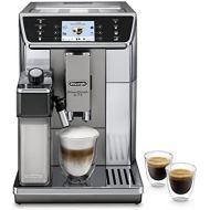 [아마존베스트]De’Longhi DeLonghi PrimaDonna Elite Fully Automatic Coffee Machine with Milk System, Cappuccino and Espresso at the Touch of a Button, Colour Display and App Control, Stainless Steel Front,