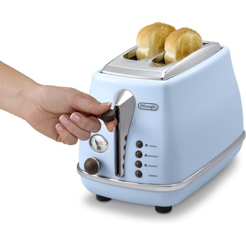 드롱기 [아마존베스트]De’Longhi DeLonghi CTOV 2103.BK Icona Vintage Toaster