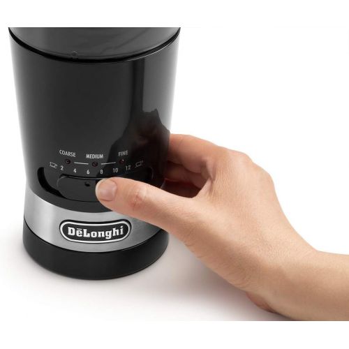 드롱기 [아마존베스트]DeLonghi KG210 Electric Coffee Grinder for Whole Coffee Beans, Spices and Nuts, Stainless Steel Blades, 170 Watt, Plastic, Black