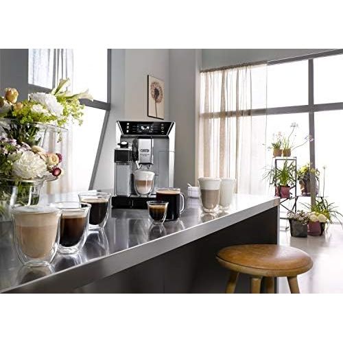 드롱기 [아마존베스트]De’Longhi DeLonghi PrimaDonna Class Fully Automatic Coffee Machine with Milk System, Cappuccino and Espresso at the Touch of a Button, 3.5 Inch TFT Colour Display and App Control