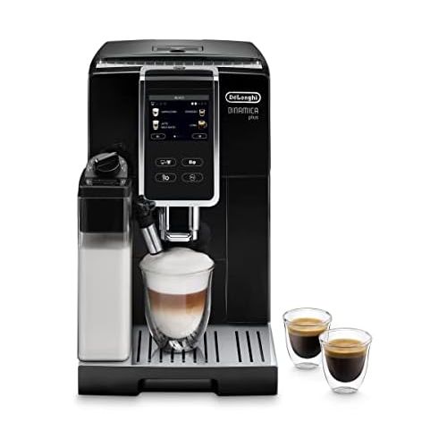 드롱기 De’Longhi DeLonghi Dinamica Plus ECAM 370.70.B Fully Automatic Coffee Machine with LatteCrema Milk System, Cappuccino & Espresso at the Push of a Button, 3.5 Inch TFT Touchscreen Colour Disp